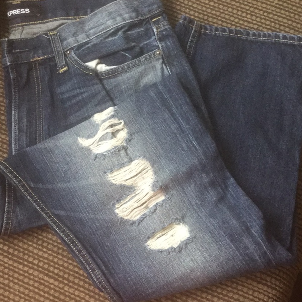 Express  36x32 distress jeans